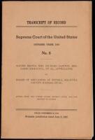 Transcript of Record. Supreme Court of the United States, October Term, 1952 No. 8. Oliver Brown, Mrs. Richard Lawton, Mrs. Sadie Emmanuel, et. al., Appellants, vs. Board of Education of Topeka, Shawnee County, Kansas, et. al. Appeal from the United State