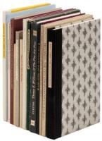 Fifteen volumes of miscellaneous fine press book