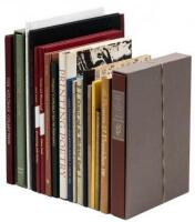 Shelf of miscellaneous fine press books