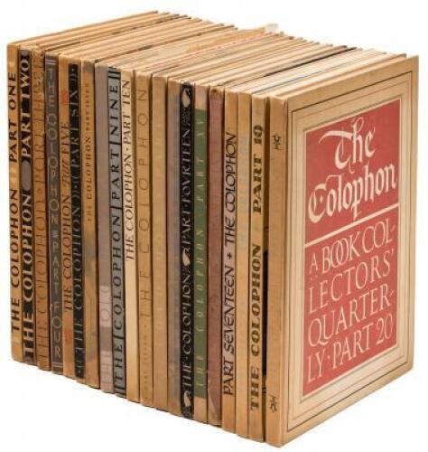 The Colophon: A Book Collectors' Quarterly