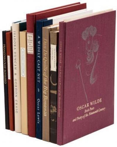 Nine volumes of fine press books by the Book Club of California