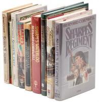 Ten Sharpe volumes, seven signed by Bernard Cornwell