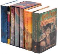 Shelf of Harry Potter Books