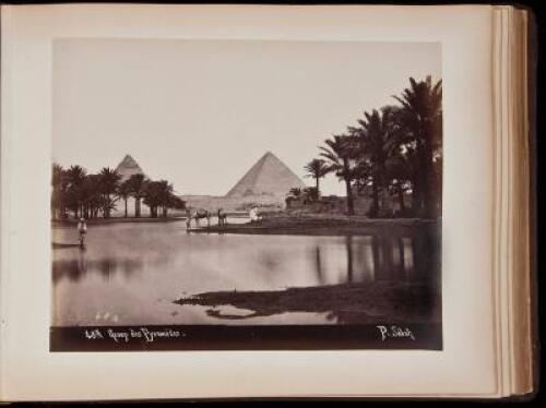 Album of original albumen photographs of Egypt by Pascal Sebah and others