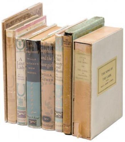 Nine novels by Willa Cather - First Trade Editions