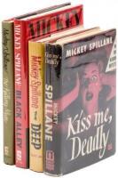 Four detective and mystery novels by Mickey Spillane.