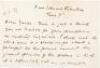 Autograph Letter, Signed, from James Joyce to Cyril Yeates, regarding the mental health of his daughter Lucia Joyce - 2