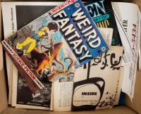 Box of ephemera and other material by or relating to Ray Bradbury
