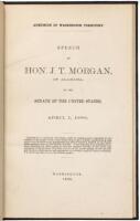 Admission of Washington Territory. Speech of Hon. J.T. Morgan of Alabama.