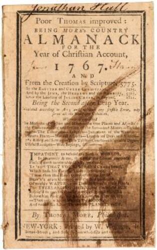 Poor Thomas Improved: Being More's Country Almanack for the Year of Christian Account, 1767