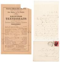 1891 Program for a Black Singing Troupe in San Francisco