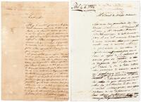 Pair of letters regarding the introduction of "Hydraulic Cement" to Cuba