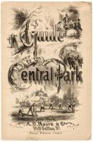 A Guide to the Central Park. With a map of the proposed improvements.