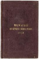 Milwaukee Business Directory for the year 1858