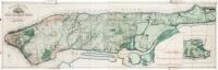 The Topography and Hydrology of New York - containing a "Sanitary & Topographical Map of the City and Island of New York"