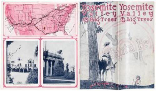 1915 Scarce Panama Pacific Exposition brochure for Yosemite Valley & Big Trees