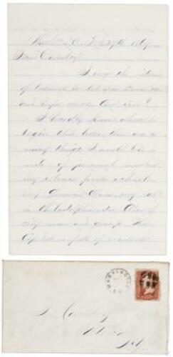 Letter awaiting President Grant’s Inauguration