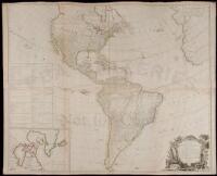 A New Map of the Whole Continent of America, Divided into North and South and West Indies. Wherein are Exactly Described the United States of North America, as well as the several European Possessions according to the Preliminaries of Peace signed at Vers