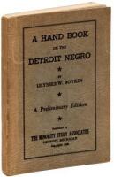 Scarce Handbook on the Detroit Negro