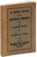 Scarce Handbook on the Detroit Negro