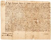 Colonial Virginia Land Indenture, 1761