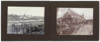 Two albumen photographs of the Tahoe Lumber & Fluming Company, Lake Tahoe, Nevada