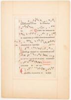 Antiphonal leaf on vellum