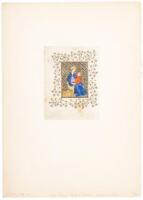 -WITHDRAWN- Illuminated Manuscript Leaf with the Madonna and Child