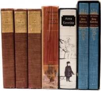 Shelf of works by Leo Tolstoy