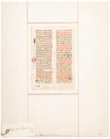 Illuminated Manuscript Leaf from a Breviary