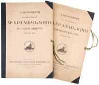 A Monograph of the Work of McKim Mead & White. Student's Edition