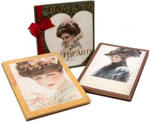 Seven early 20th century illustrated volumes featuring American beauties by Howard Chandler Christie and others