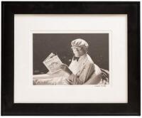 Two Photographs of David Hockney at Rising Glen