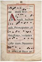 Antiphonal from a Missal, on vellum