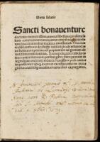 Dieta salutis Sancti Bonauenture doctoris eminentissimi: aureus libellus: qui dieta salutis communiter nuncupatur:...