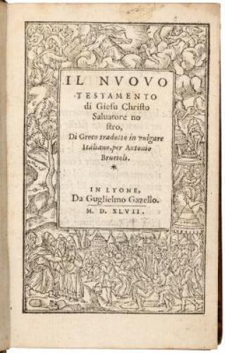 Il Nuovo Testament di Giesu Christo Salvatore Nostro