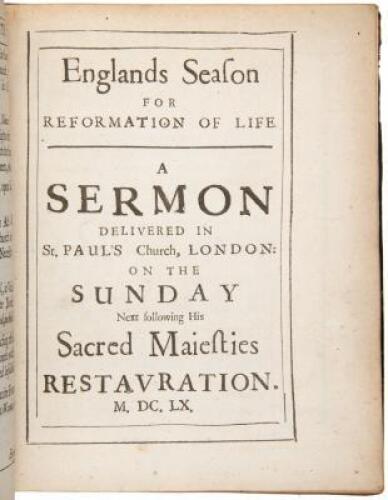 A Collection of Sermons Upon Several Occasions