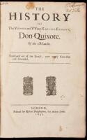 [Don Quixote in English, i.e.] The history of the valorous and vvitty-knight-errant, Don-Quixote, of the Mancha. Translated out of the Spanish; now newly corrected and amended
