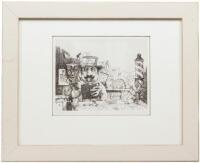 'G. P', Signed Etching