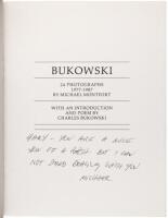 Bukowski: 24 Photographs, 1977-1987 - Inscribed by Michael Montfort