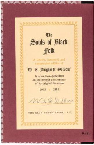 The Souls of Black Folk- Essays and Sketches