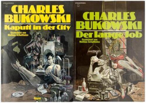 Two German graphic novel adaptations of works by Bukowski - each signed