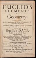 Euclid's Elements of Geometry. In XV. books: with a supplement of divers propositions and corollaries. To which is added, a treatise of regular solids, by Campane and Flussas. Likewise Euclid's data: and Marinus his preface thereunto annexed. Also a treat