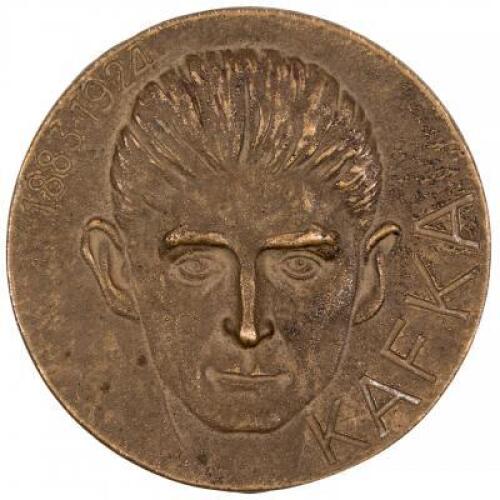 Franz Kafka Bronze Medallion