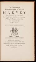 The Anatomical Exercises of Dr. William Harvey. De Motu Cordis 1628: De Circulatione Sanguinis 1649: The first English text of 1653 now newly edited by Geoffrey Keynes