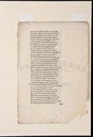 Leaf from the editio princeps of the Odyssey