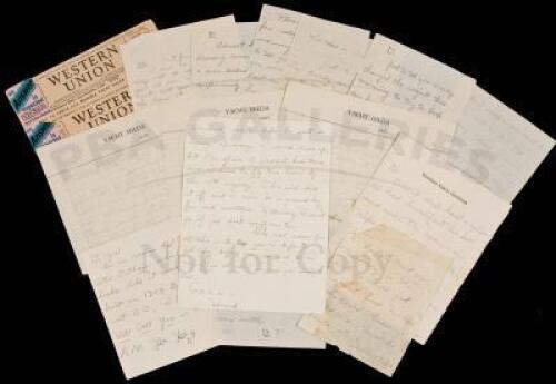 Collection of Love Letters from Howard Hughes to Billie Dove