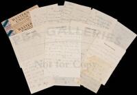 Collection of Love Letters from Howard Hughes to Billie Dove