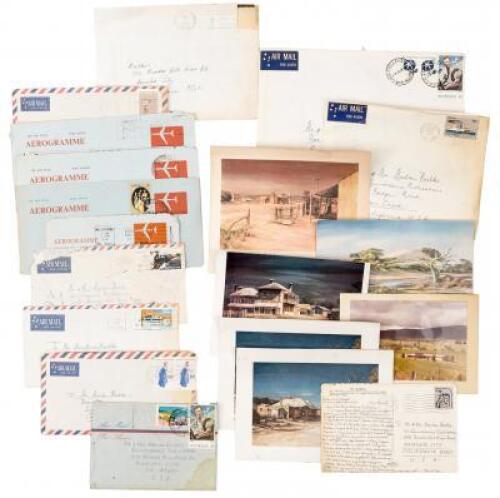 Small archive of letters from the Australian painter, Jack Kenneth, to Marlan Beilke