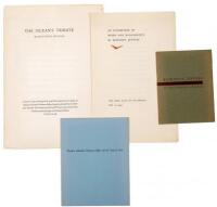 The Ocean&rsquo;s Tribute broadside with three other ephemeral pieces